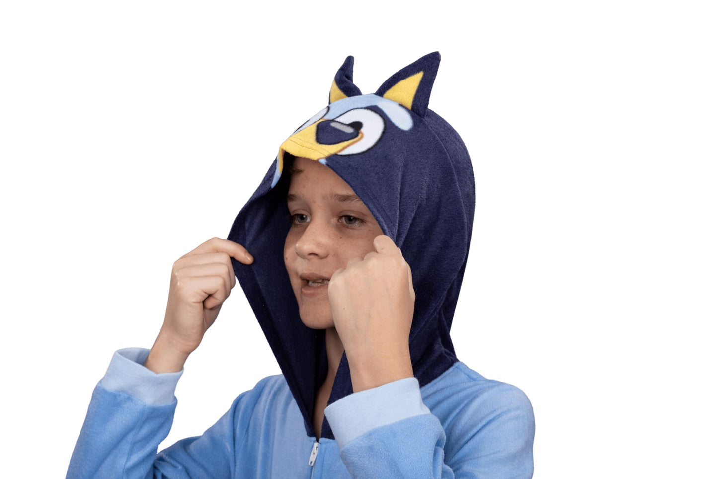 Halloween Costume Bluey and Bingo Kids Jumpsuit - (Bluey, 4)
