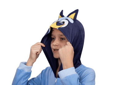 Halloween Costume Bluey and Bingo Kids Jumpsuit - (Bluey, 4)