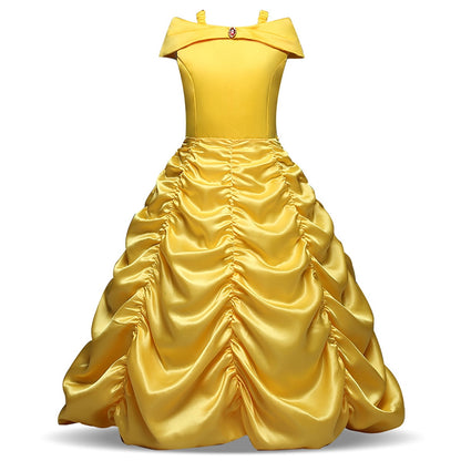 Halloween Costume KAWELL Princess Off Shoulder Layered Costume Dress for Little