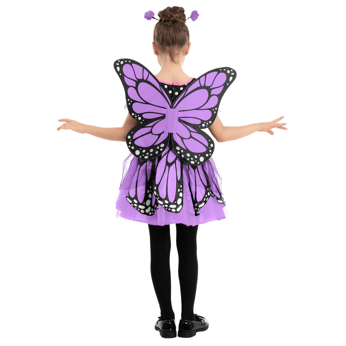 Halloween Costume Butterfly Costume for Girls Toddler Purple Wings and Headband