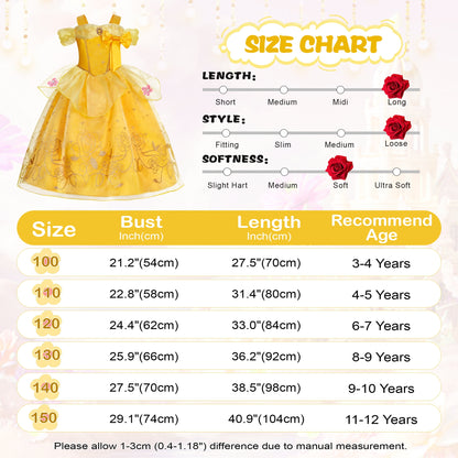 Halloween Costume Jurebecia Princess Dress for Girls Costume Kids Off Shoulder