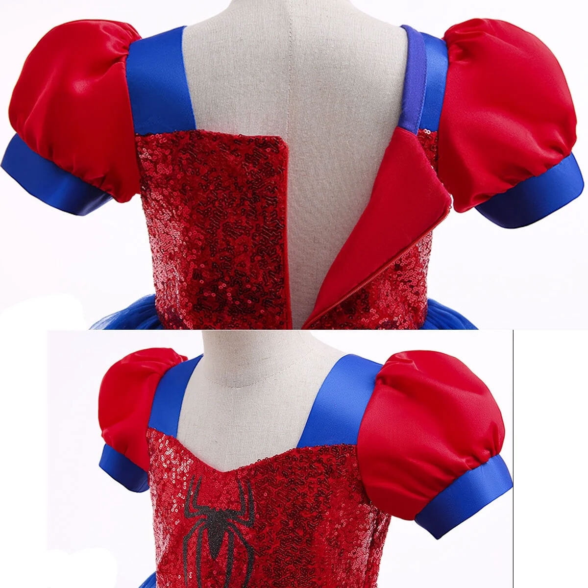 Halloween Costume Girls Princess Cosplay Dress Halloween Party Costume with Eyemask