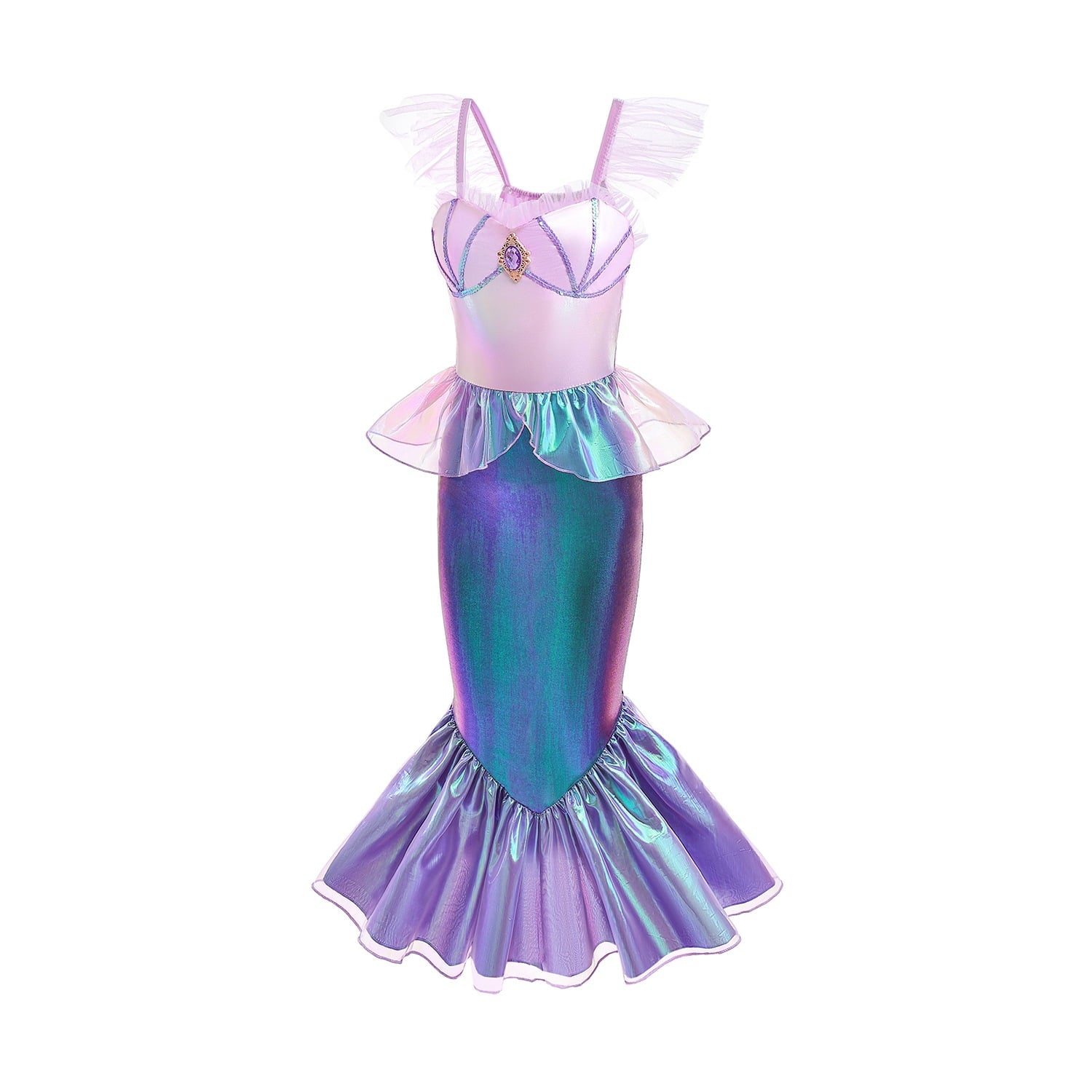 Halloween Costume Mermaid Dress for Girls - Mermaid Fancy Costume Halloween