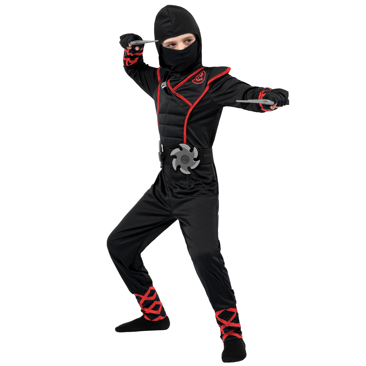 Halloween Costume Kids Ninja Costume for Boys Halloween Fancy Dress Costume for