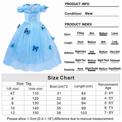 Halloween Costume Jurebecia Princess Costume Girls Dress up Toddler Christmas