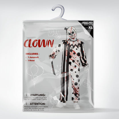 Halloween Costume Scary Clown Costume for Men Adult Halloween Costumes Killer