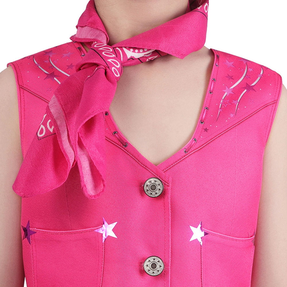 Halloween Costume SUEE Pink Cowgirl Outfit for Girls 70s 80s Hippie Disco
