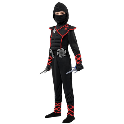 Halloween Costume Kids Ninja Costume for Boys Halloween Fancy Dress Costume for