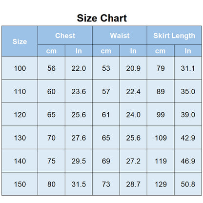 Halloween Costume Blue Princess Dress for Girls Puffy Sleeve Princess Costume