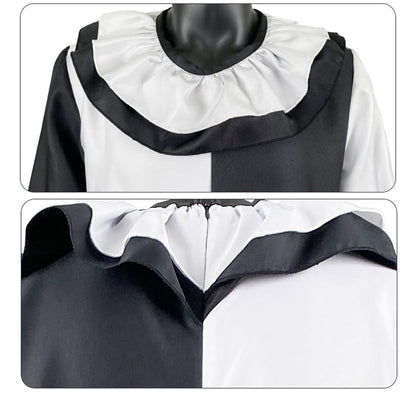 Halloween Costume Clown Costume Cosplay Clown Outfit Clown Jumpsuit with Mask