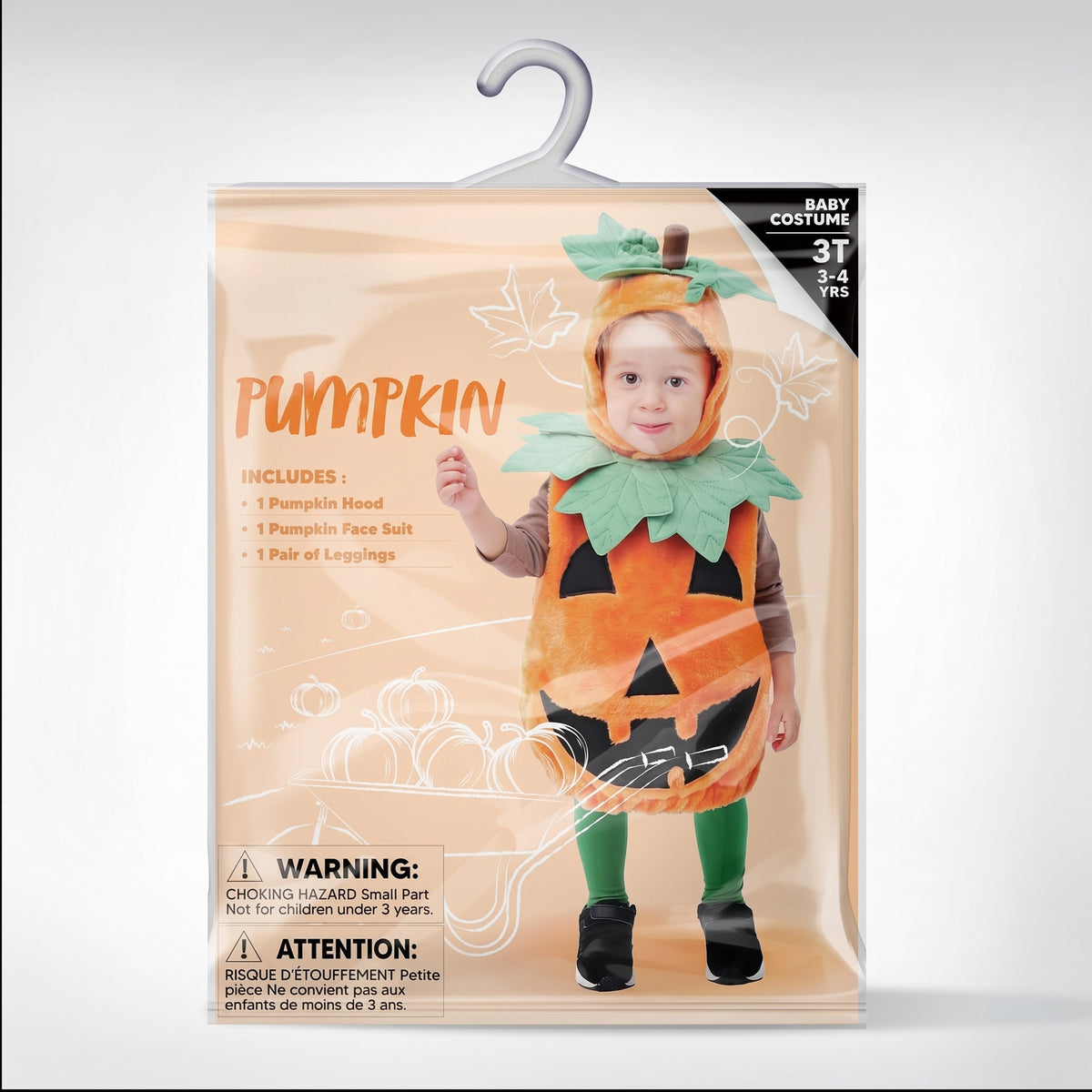 Halloween Costume Halloween Pumpkin Costume for Kids, Pumpkin Costume with