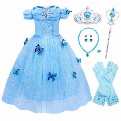 Halloween Costume Jurebecia Princess Costume Girls Dress up Toddler Christmas