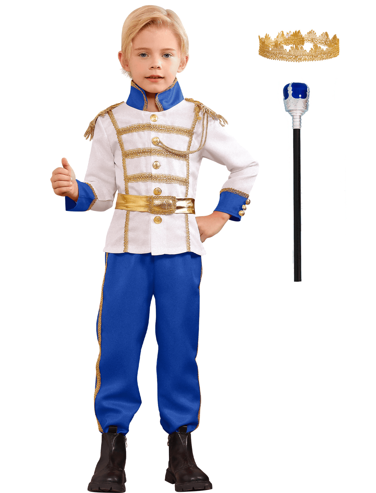 Halloween Costume IBTOM CASTLE Boys Prince Charming Costume Halloween Cosplay