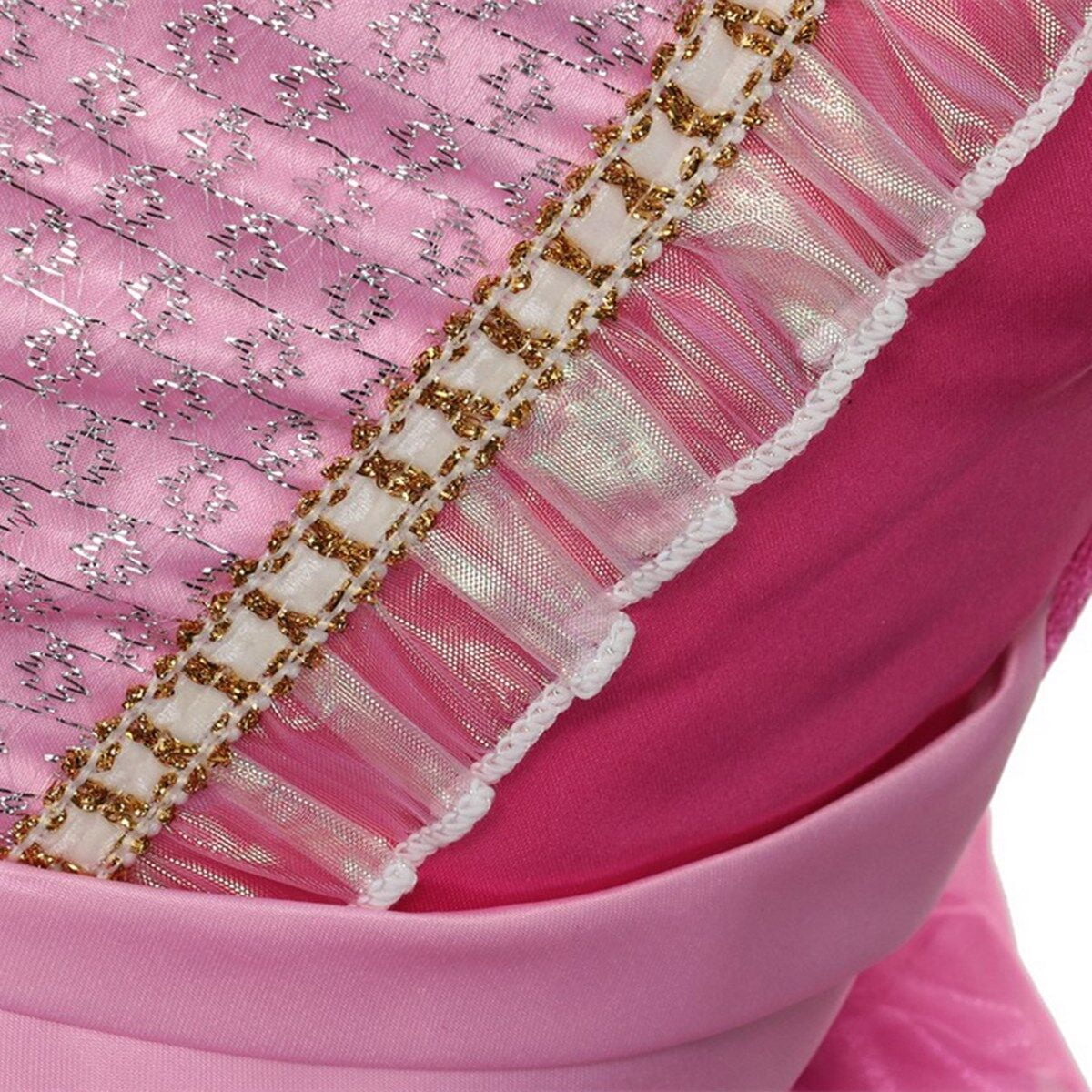 Halloween Costume Pink Princess Dress Party Toddler Girls Deluxe Beauty Cosplay