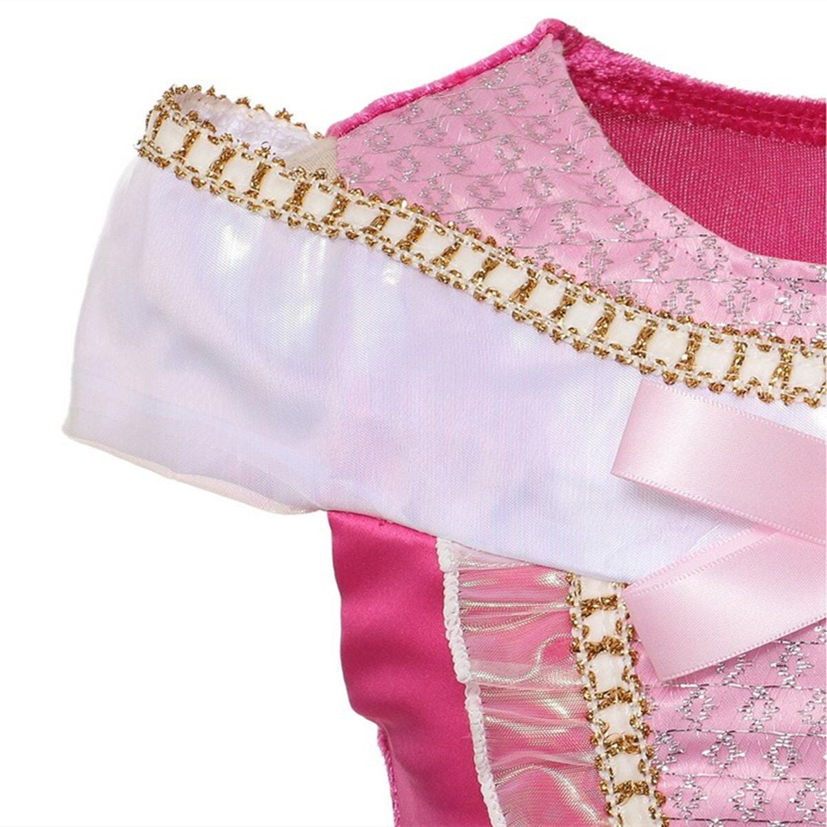 Halloween Costume Pink Princess Dress Party Toddler Girls Deluxe Beauty Cosplay