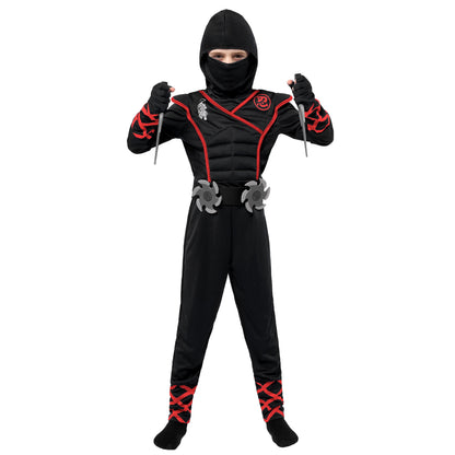 Halloween Costume Kids Ninja Costume for Boys Halloween Fancy Dress Costume for
