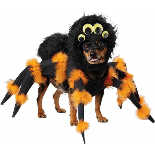Halloween Costume Spider Pup Pet Costume Size Medium Unisex
