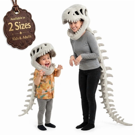 Halloween Costume Dinosaur Skeleton Costume Wearable Plush Spinosaurus Dino