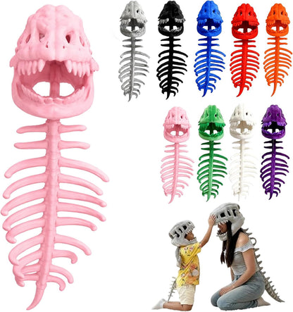 Halloween Costume 3D Plush Dinosaur Skeleton Costume, Realistic Spinosaurus