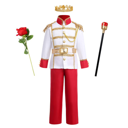 Halloween Costume IBTOM CASTLE Boys Prince Charming Costume Halloween Cosplay