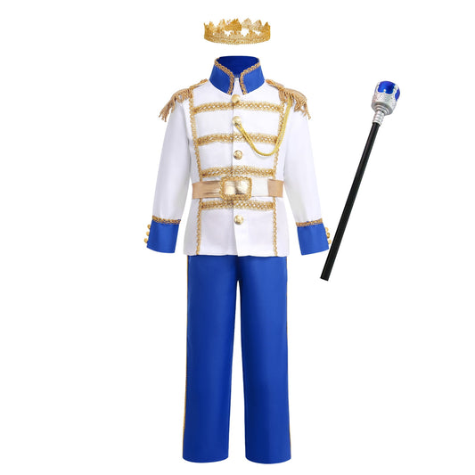 Halloween Costume IBTOM CASTLE Boys Prince Charming Costume Halloween Cosplay