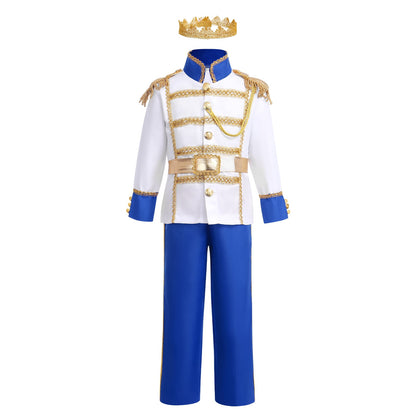 Halloween Costume IBTOM CASTLE Boys Prince Charming Costume Halloween Cosplay