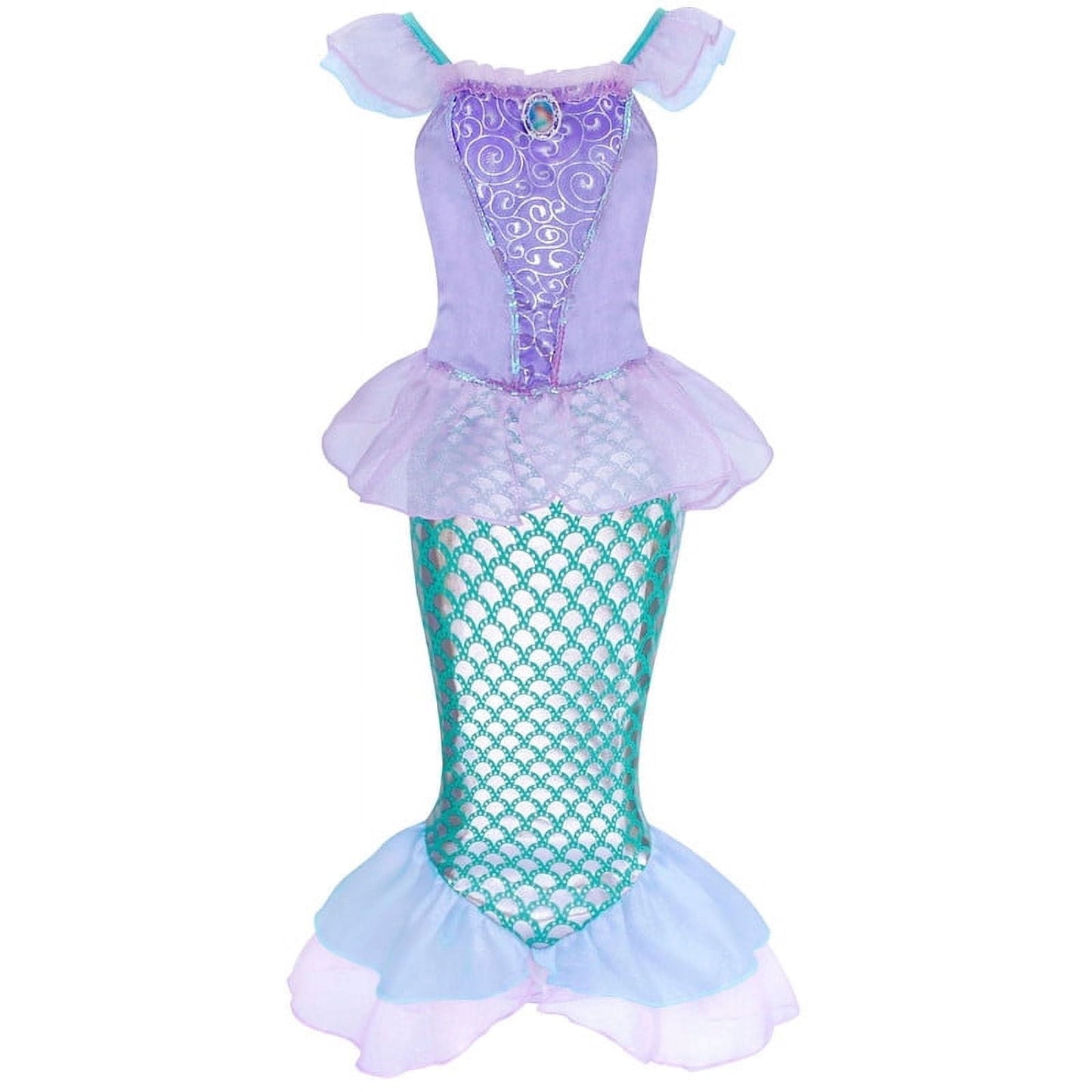 Halloween Costume Jurebecia Little Girl Mermaid Princess Costume Sequins Dress