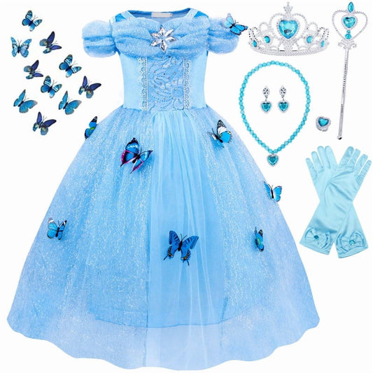 Halloween Costume Jurebecia Princess Costume Girls Dress up Toddler Christmas