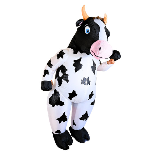 Halloween Costume Inflatable Costume Adult, Blow Up Cow Costume for Halloween