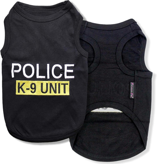 Halloween Costume Dog - Police Dog Shirt - Dog Costume - Dog Costumes for Large