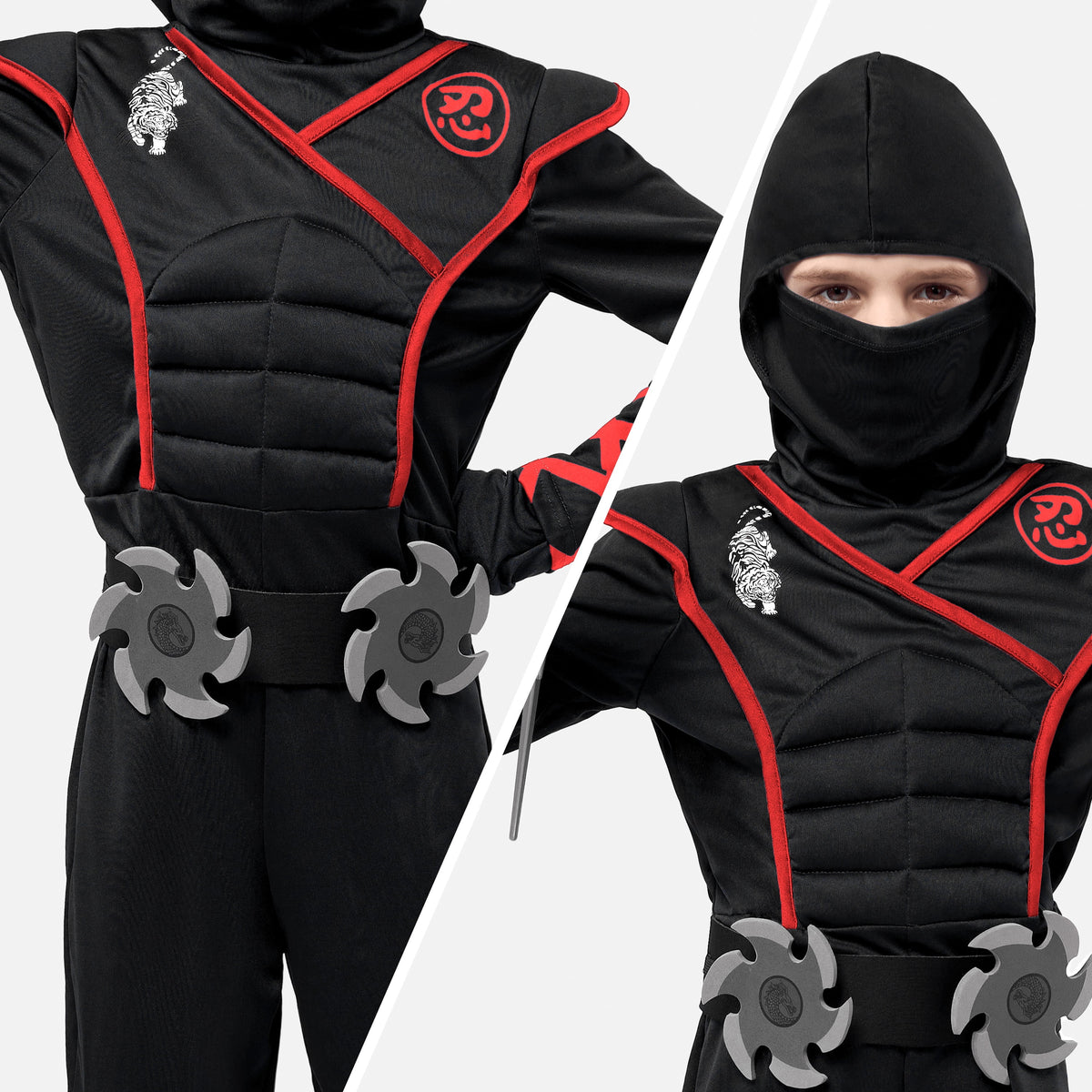 Halloween Costume Kids Ninja Costume for Boys Halloween Fancy Dress Costume for