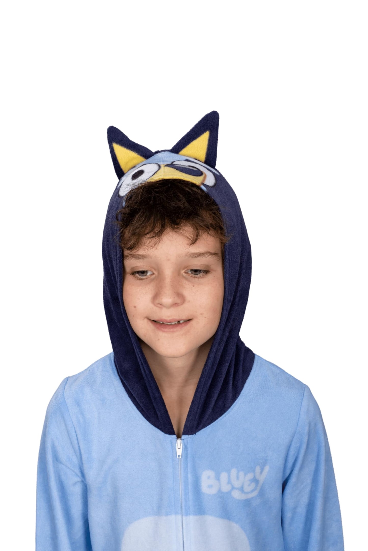 Halloween Costume Bluey and Bingo Kids Jumpsuit - (Bluey, 4)