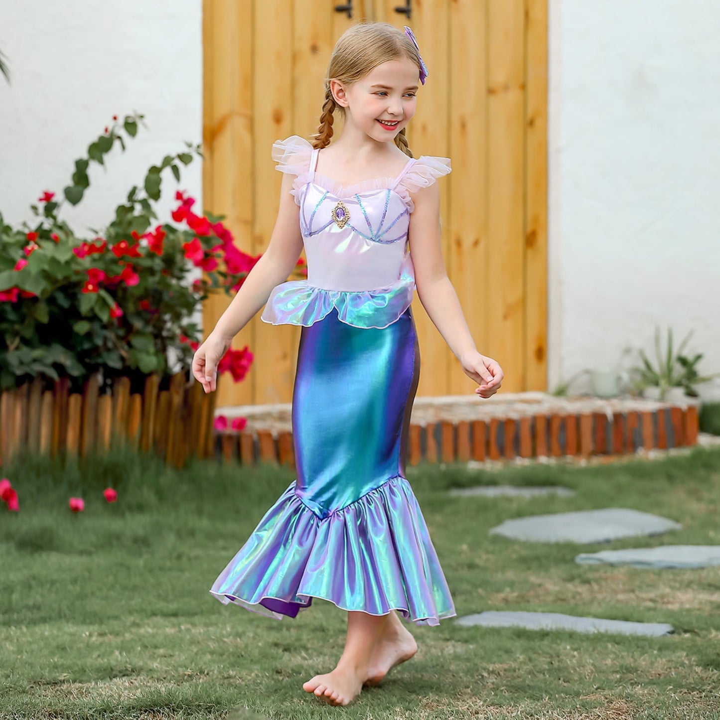 Halloween Costume Mermaid Dress for Girls - Mermaid Fancy Costume Halloween