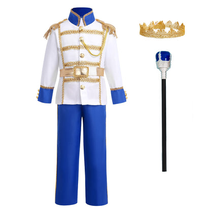 Halloween Costume IBTOM CASTLE Boys Prince Charming Costume Halloween Cosplay