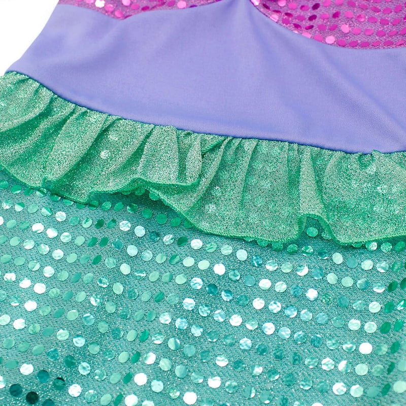 Halloween Costume Jurebecia Little Girl Mermaid Princess Costume Sequins Dress