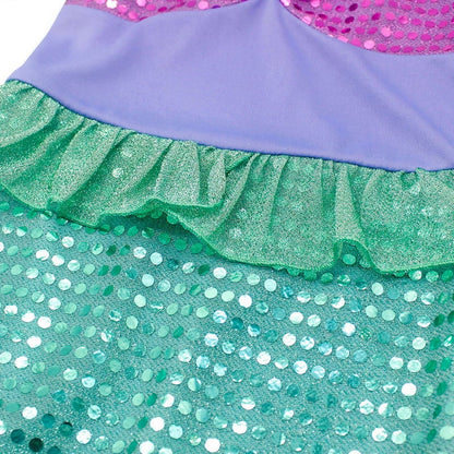 Halloween Costume Jurebecia Little Girl Mermaid Princess Costume Sequins Dress