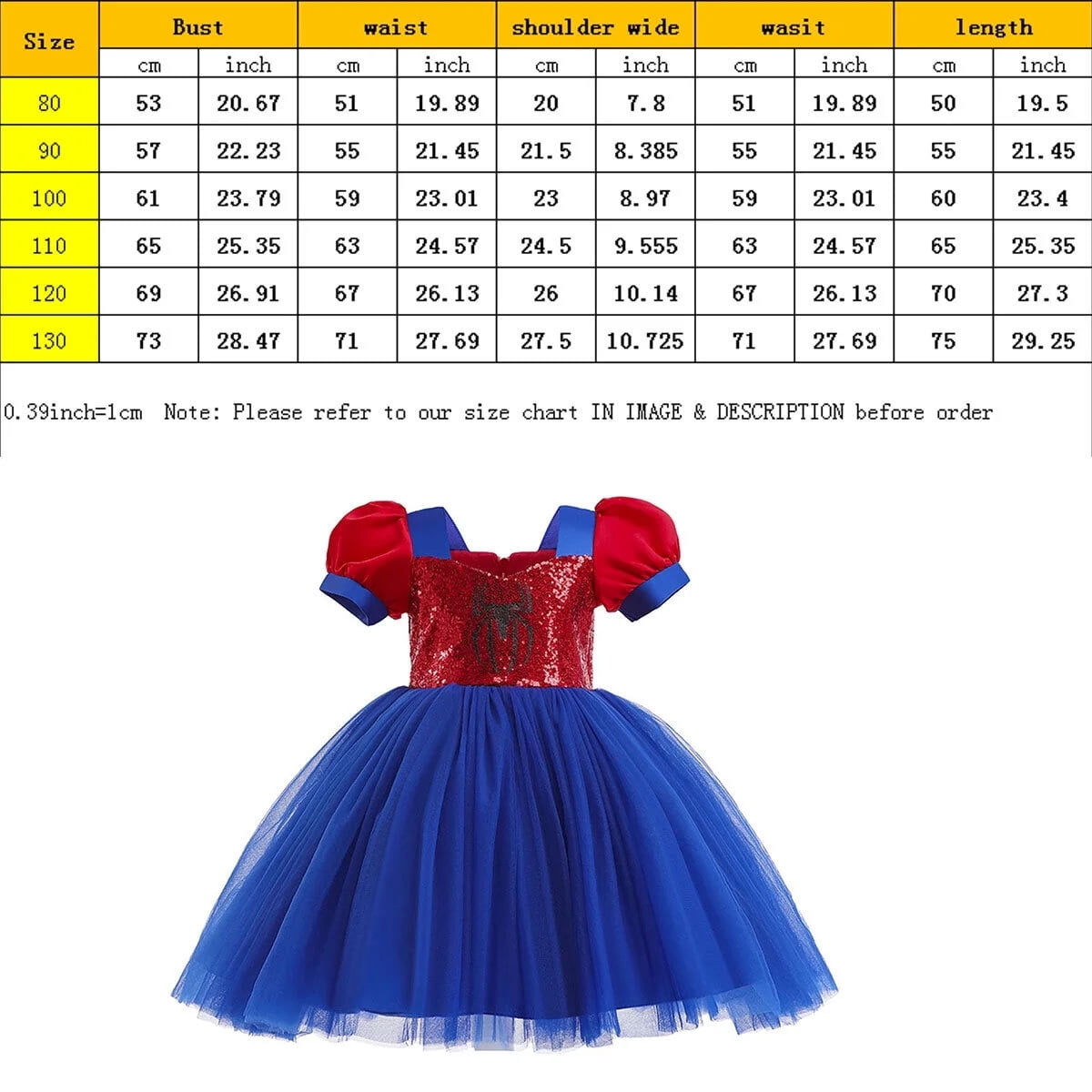 Halloween Costume Girls Princess Cosplay Dress Halloween Party Costume with Eyemask