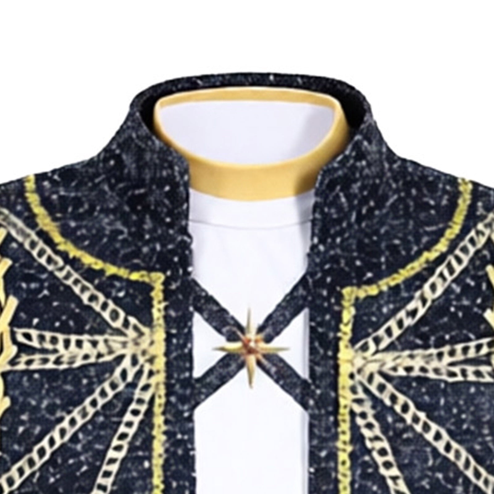Halloween Costume Pop Star Stage Outfit Pop Idol Jacket Top and Shorts 3-Piece Set