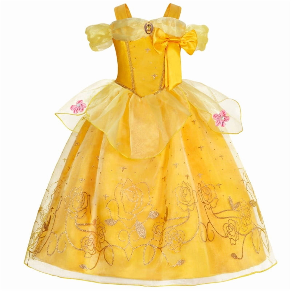 Halloween Costume Jurebecia Princess Dress for Girls Costume Kids Off Shoulder