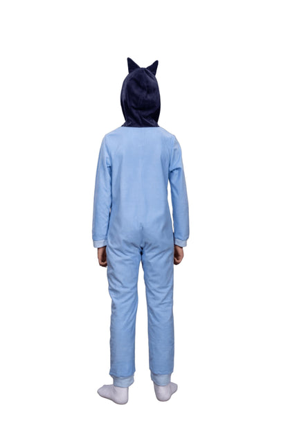 Halloween Costume Bluey and Bingo Kids Jumpsuit - (Bluey, 4)