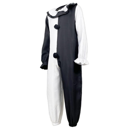 Halloween Costume Clown Costume Cosplay Clown Outfit Clown Jumpsuit with Mask